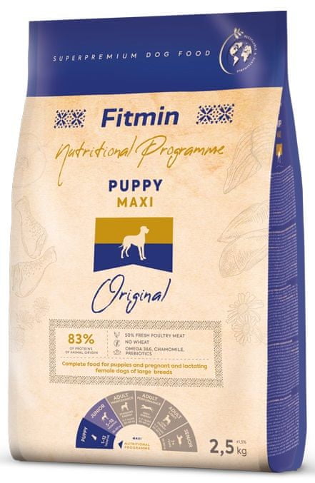 Fitmin Dog maxi puppy - 2,5 kg
